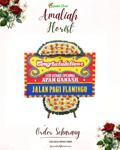 Bunga Papan Congratulation di Darangdan